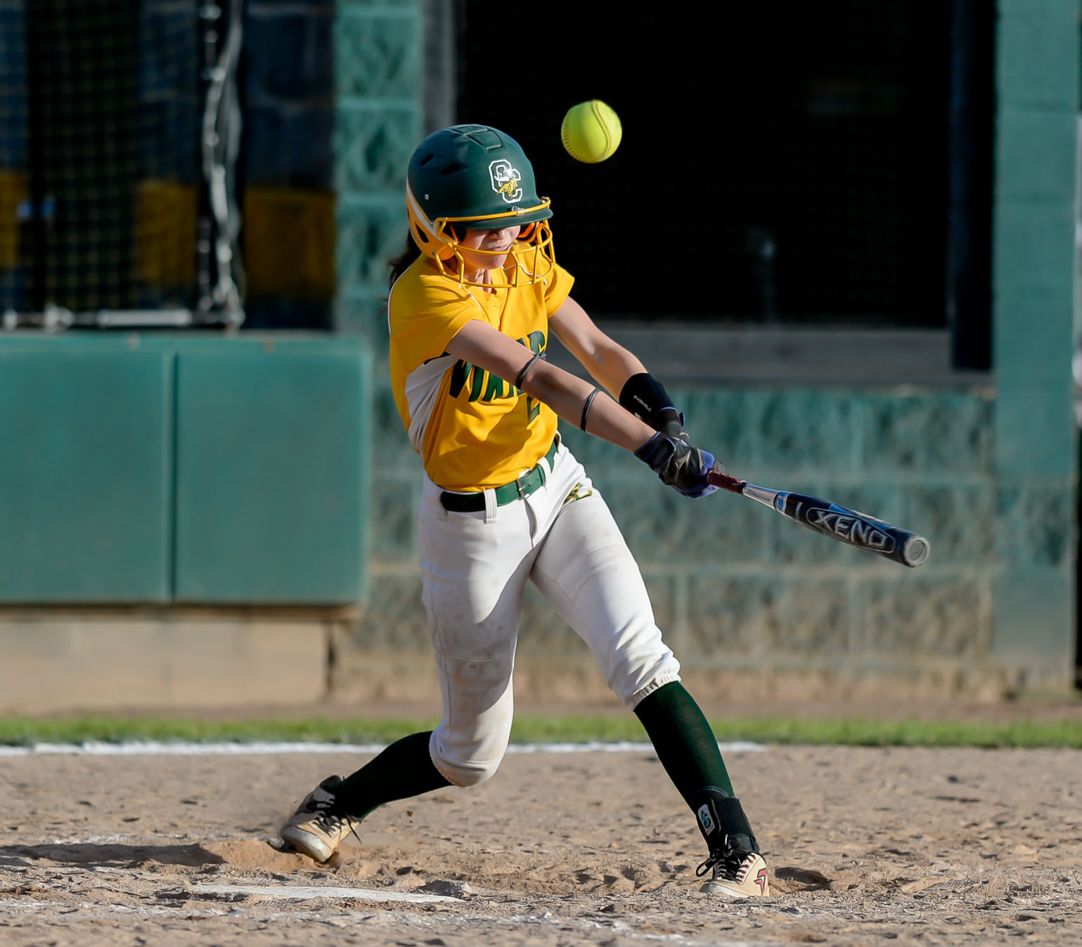 Friday night softball action